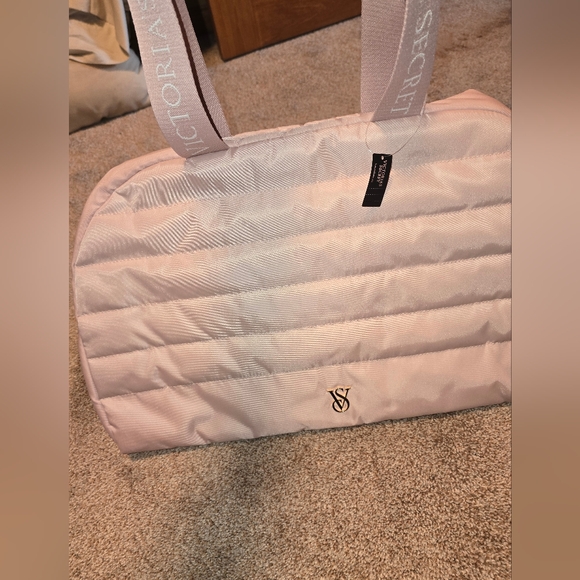 Victoria's Secret Handbags - Victoria's Secret Pink Quilted Tote Bag
